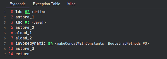 JDK11-String 拼接字节码