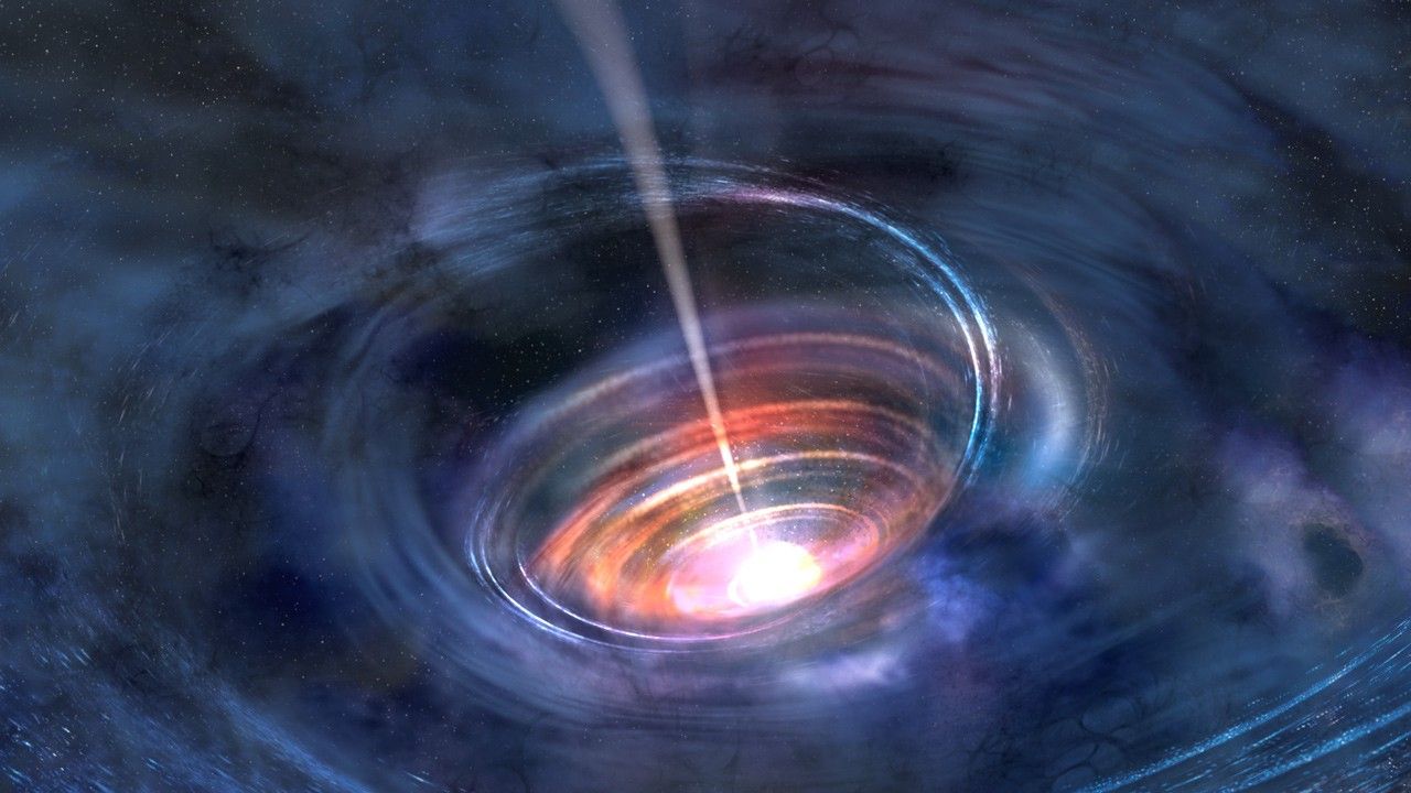 Black hole particle jets